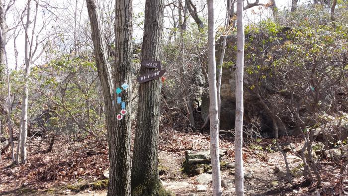 hike norvin mountain otter hole to weis ecology center