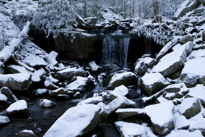 Hiking - Great Smoky Mountain Rainbow Falls Trail (13.6 miles) Tennessee