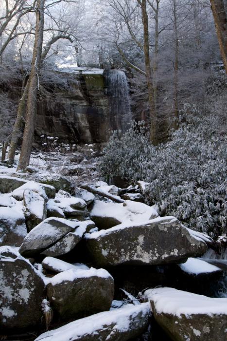 Hiking - Great Smoky Mountain Rainbow Falls Trail (13.6 miles) Tennessee