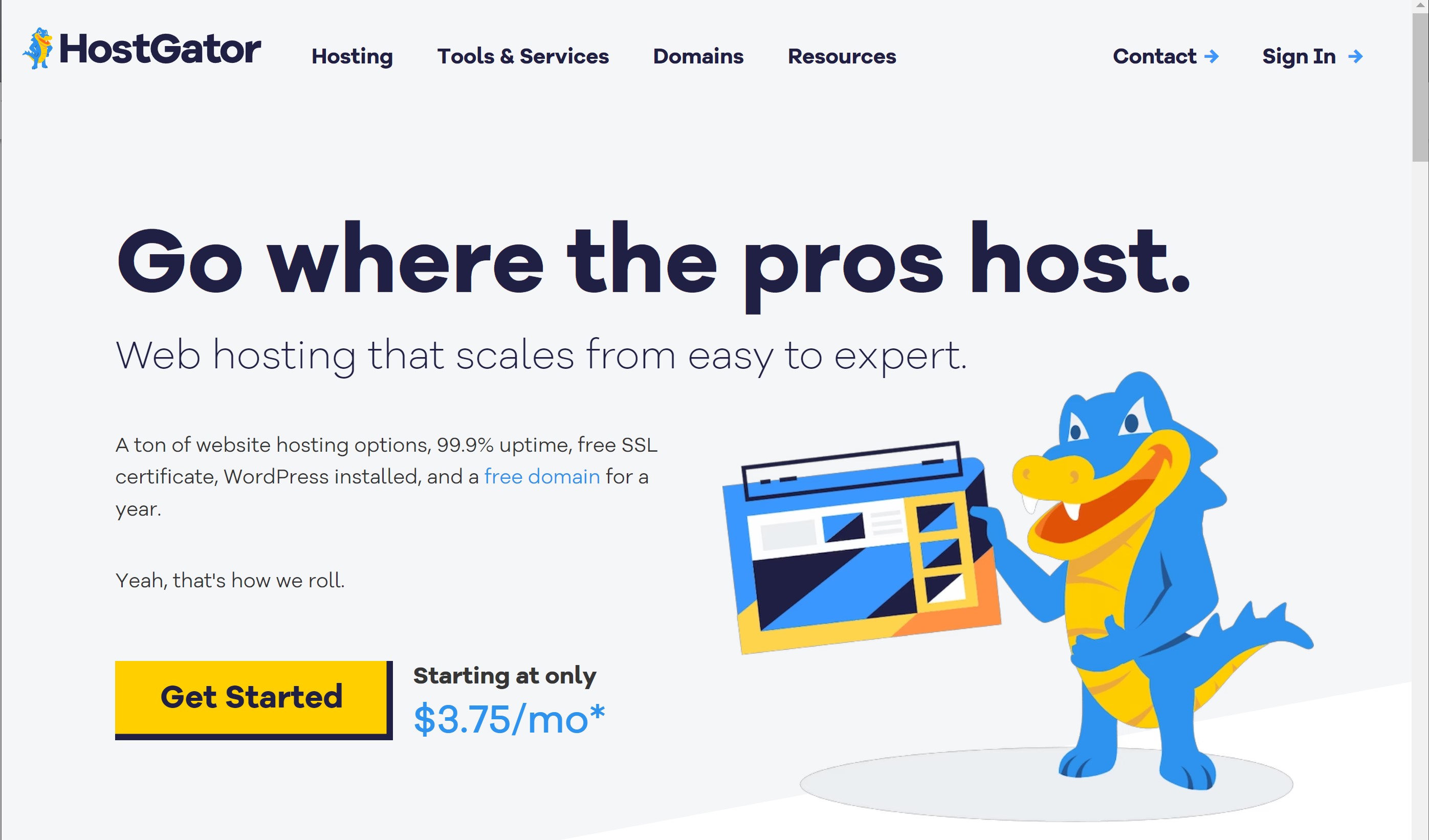 hostgator website