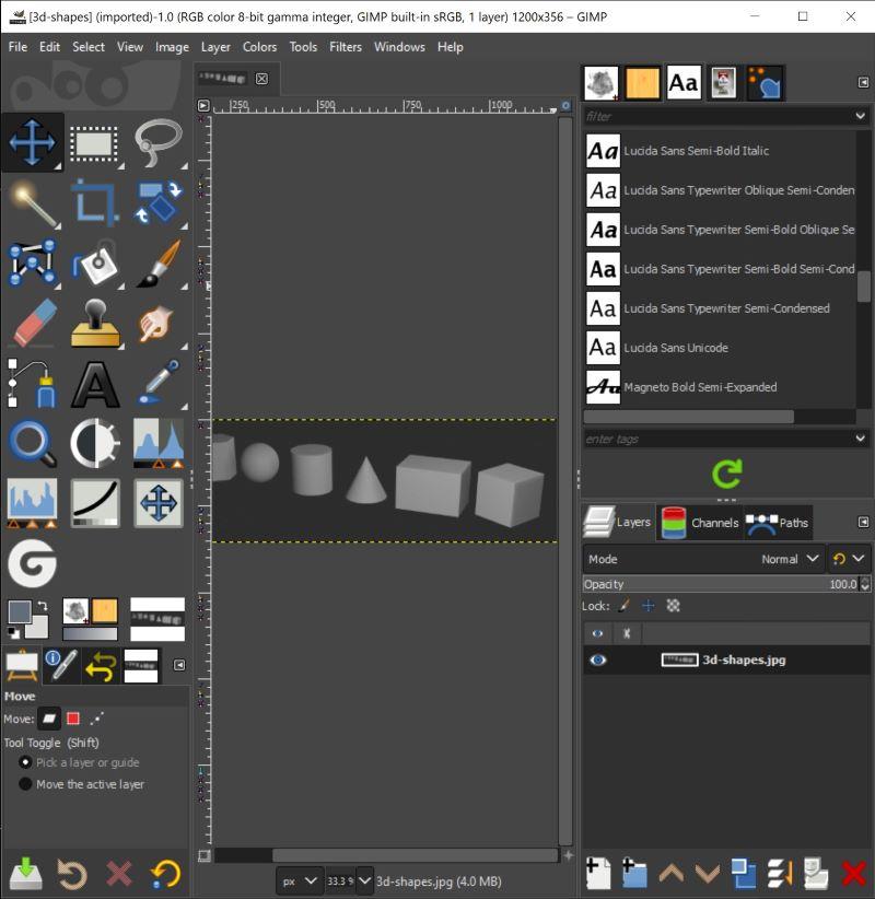 GIMP - free image editor